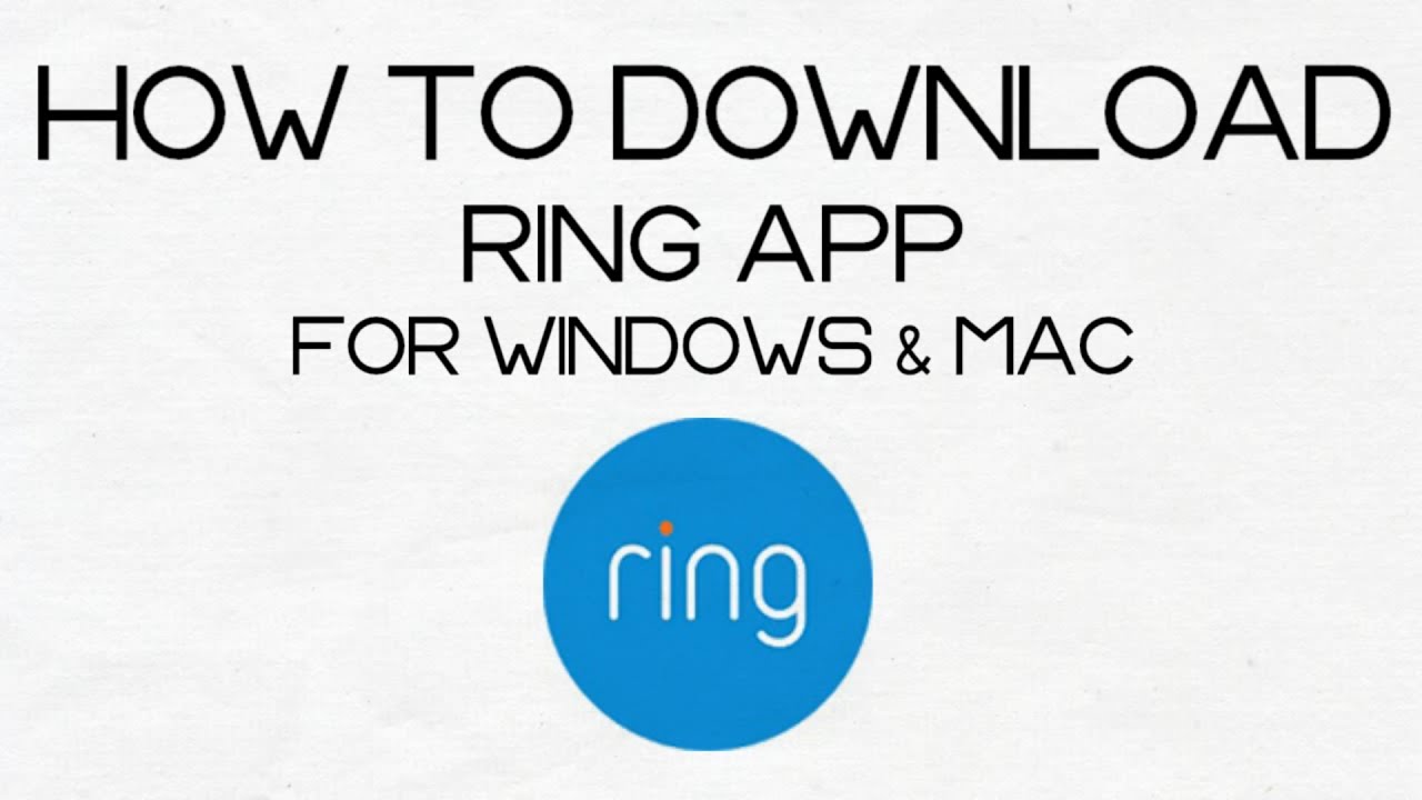 isn there a ring app for mac os?